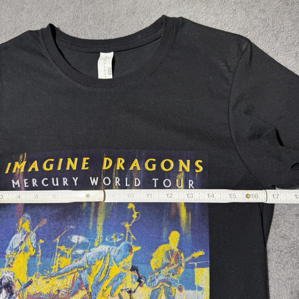 Imagine Dragons Mercury World Tour 2022 LA Concert T-Shirt S Black Band Tee - Picture 4 of 6